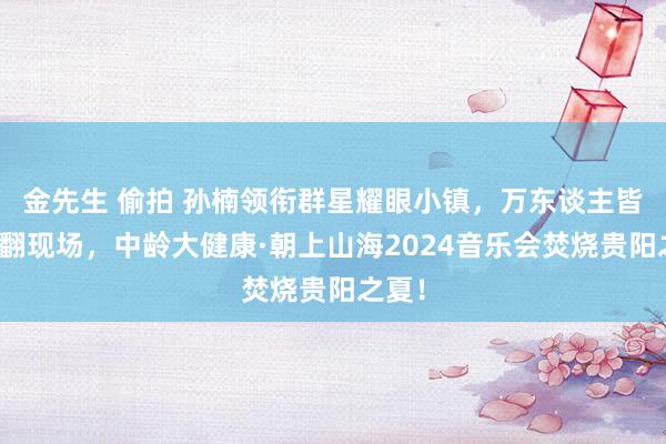 金先生 偷拍 孙楠领衔群星耀眼小镇，万东谈主皆聚嗨翻现场，中龄大健康·朝上山海2024音乐会焚烧贵阳之夏！