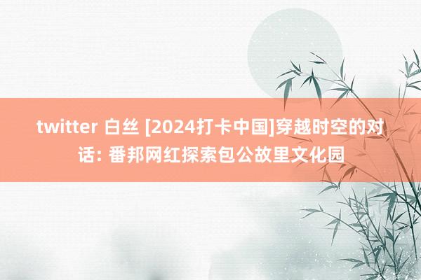 twitter 白丝 [2024打卡中国]穿越时空的对话: 番邦网红探索包公故里文化园