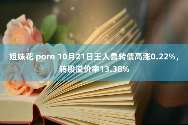 姐妹花 porn 10月21日王人鲁转债高涨0.22%，转股溢价率13.38%