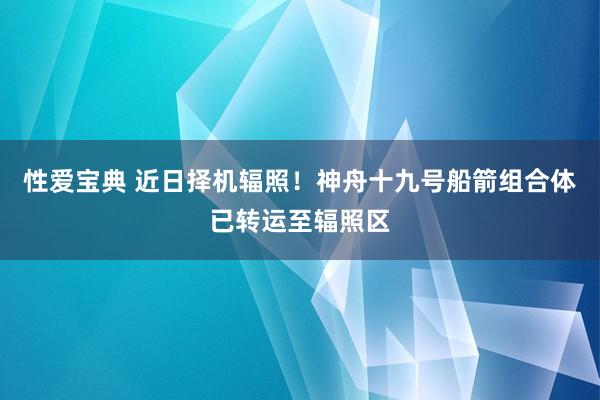 性爱宝典 近日择机辐照！神舟十九号船箭组合体已转运至辐照区