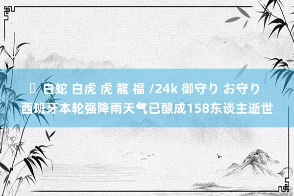 ✨白蛇 白虎 虎 龍 福 /24k 御守り お守り 西班牙本轮强降雨天气已酿成158东谈主逝世