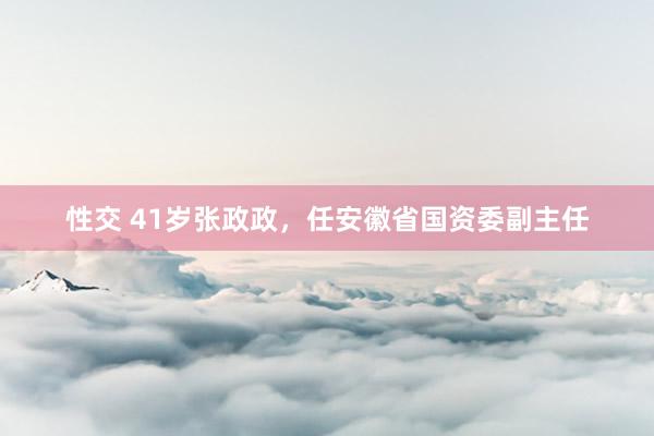 性交 41岁张政政，任安徽省国资委副主任