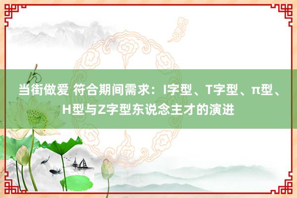 当街做爱 符合期间需求：I字型、T字型、π型、H型与Z字型东说念主才的演进