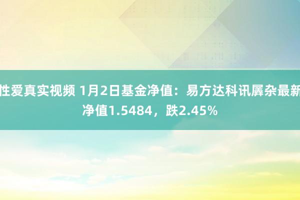 性爱真实视频 1月2日基金净值：易方达科讯羼杂最新净值1.5484，跌2.45%