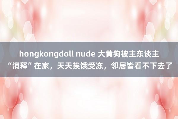 hongkongdoll nude 大黄狗被主东谈主“消释”在家，天天挨饿受冻，邻居皆看不下去了