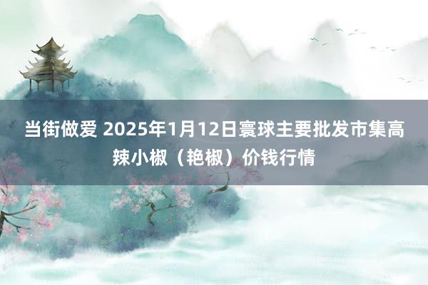 当街做爱 2025年1月12日寰球主要批发市集高辣小椒（艳椒）价钱行情